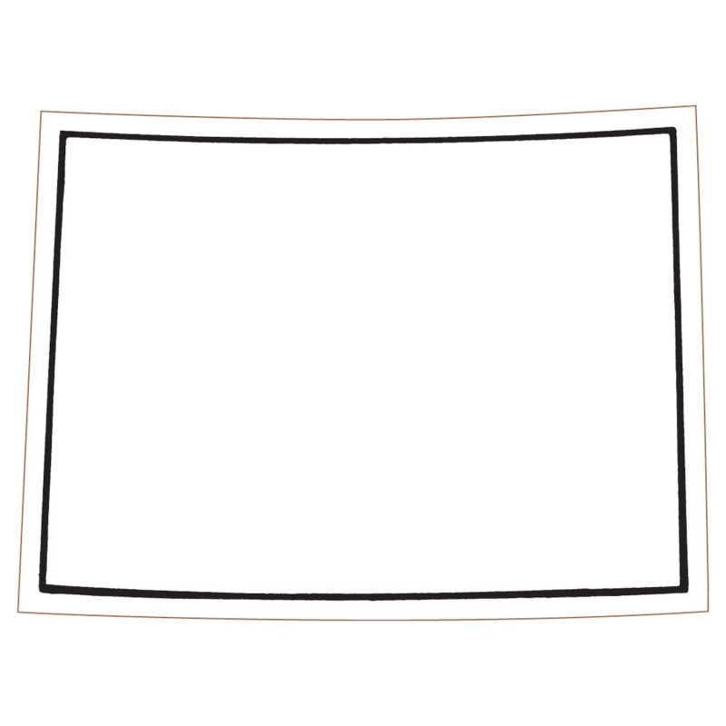 Custom Colorado State Magnet - 1