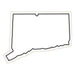 Custom Connecticut State Magnet - 1
