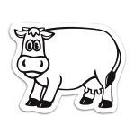 Custom Cow Magnet - 1