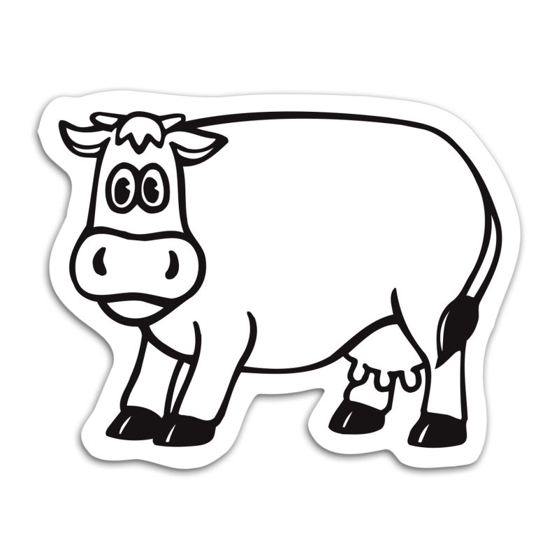 Custom Cow Magnet - 1