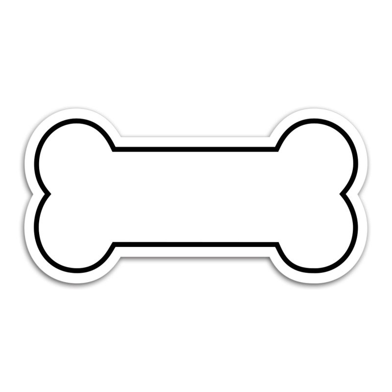 Custom Dog Bone Magnet - 1
