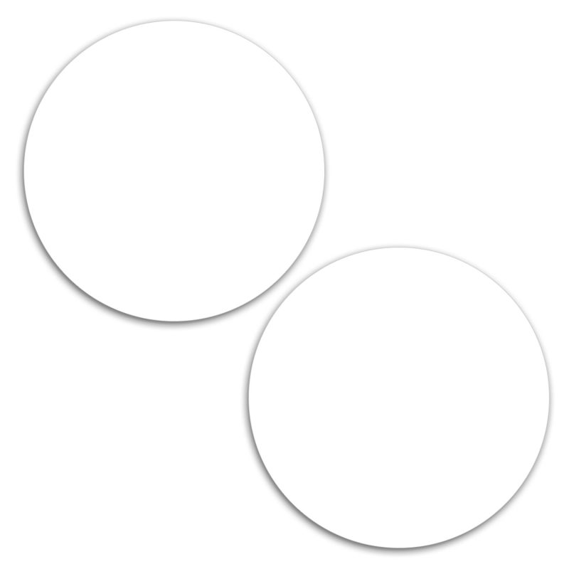 Custom Double Sided Circle Magnet - 1