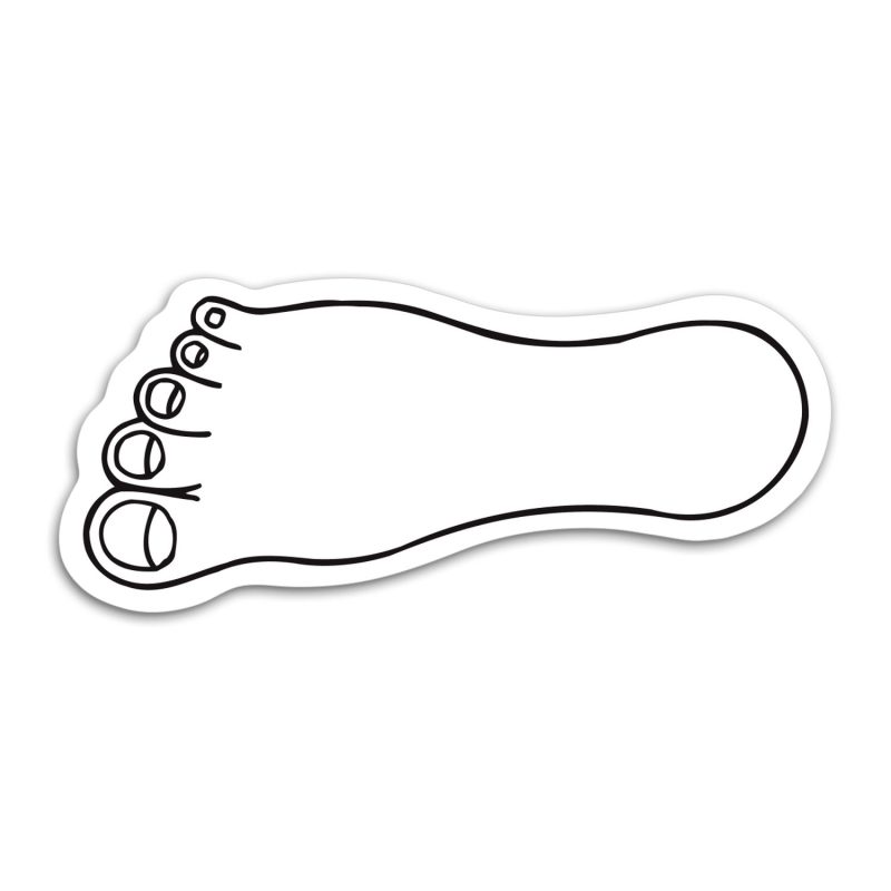 Custom Foot Magnet - 1