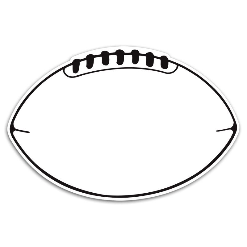 Custom Football Car Sign Magnet - 1