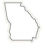 Custom Georgia State Magnet - 1