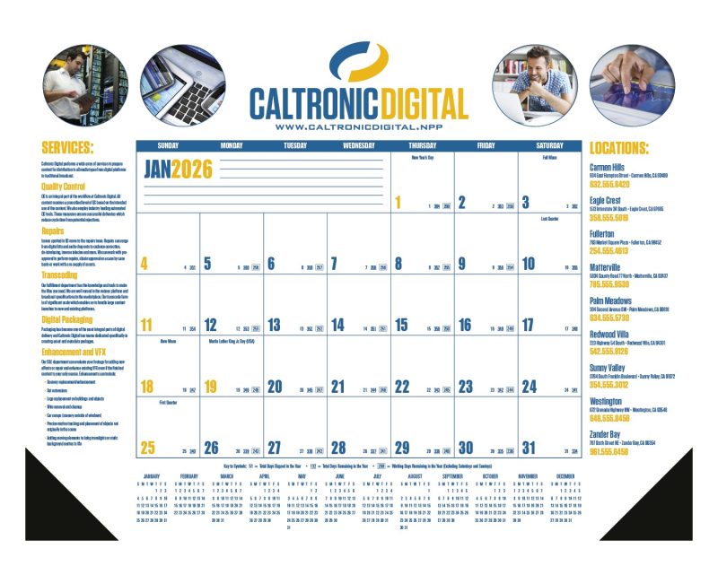 Custom Good Value™ Multi-Color Desk Pad - 3