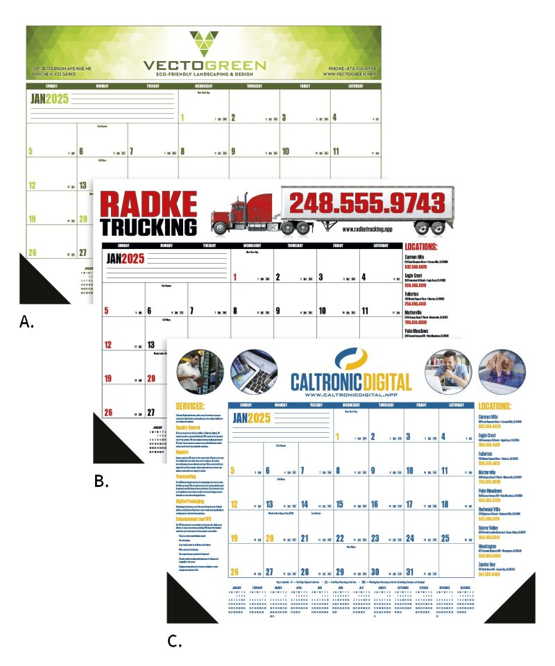Custom Good Value™ Multi-Color Desk Pad - 4