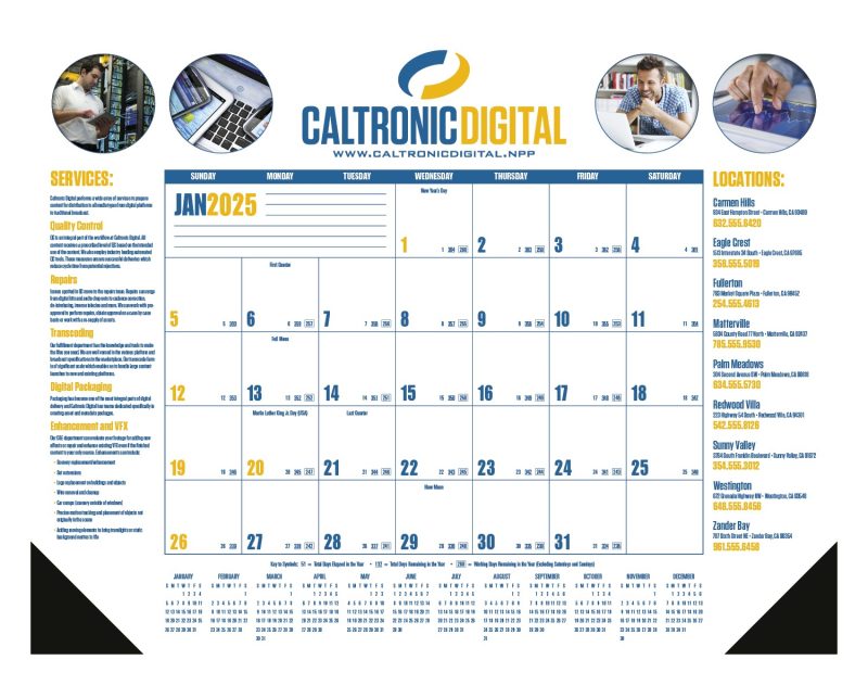Custom Good Value™ Multi-Color Desk Pad - 7