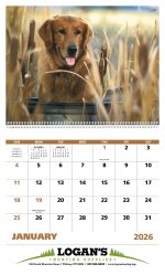 Custom Good Value™ Sporting Dogs - Spiral Calendar - 2