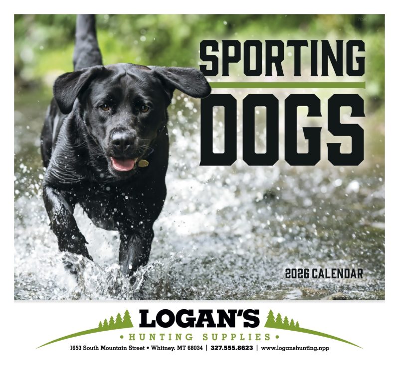 Custom Good Value™ Sporting Dogs - Stapled Calendar - 1