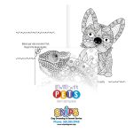 Custom Good Value™ Unwind with Pets Adult Coloring Book