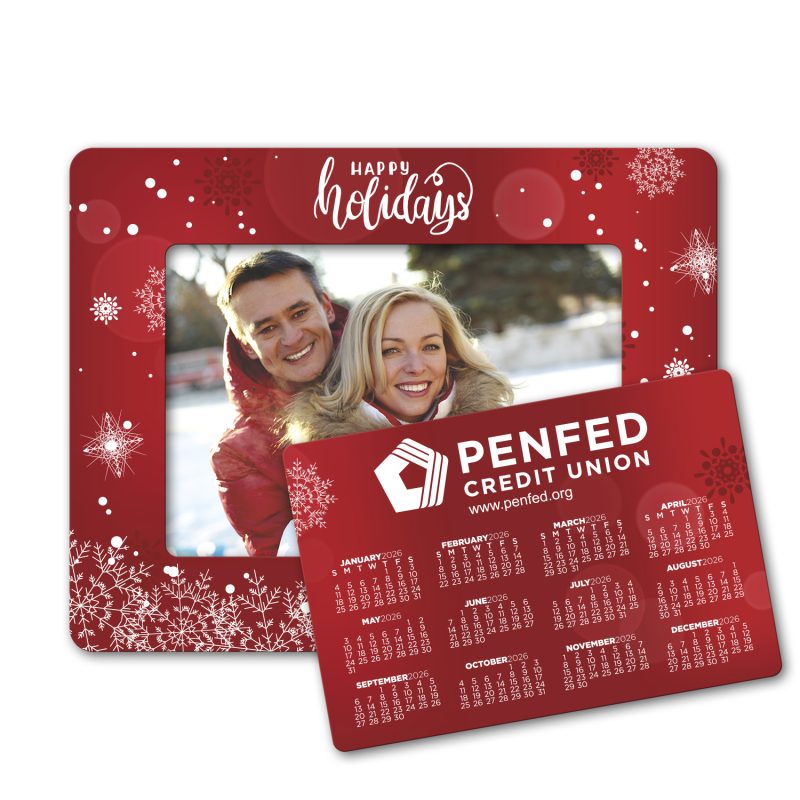 Custom Holiday Calendar Punch Out Picture Frame - 4