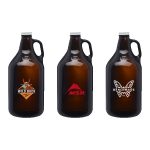 Custom Homebrew 64 oz. Amber Glass Growler