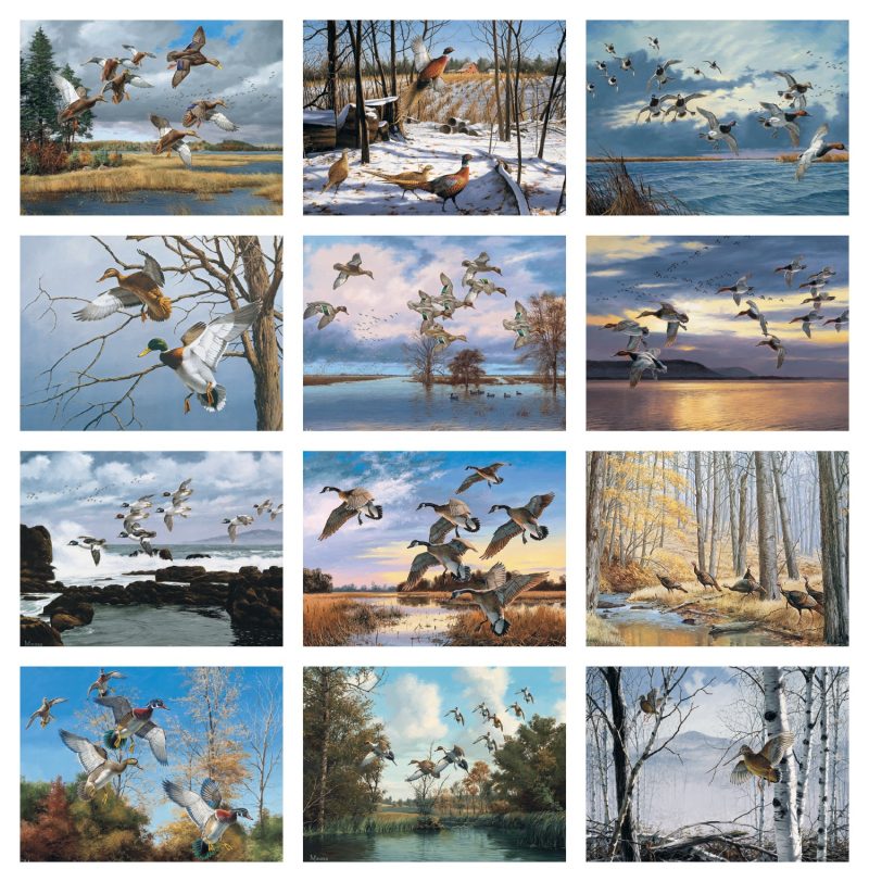 Custom HotLine® Products Maass Wildfowl® Executive Calendar - 1