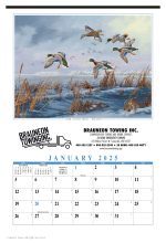 Custom HotLine® Products Maass Wildfowl® Executive Calendar - 2