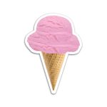 Custom Ice Cream Cone Magnet - 1