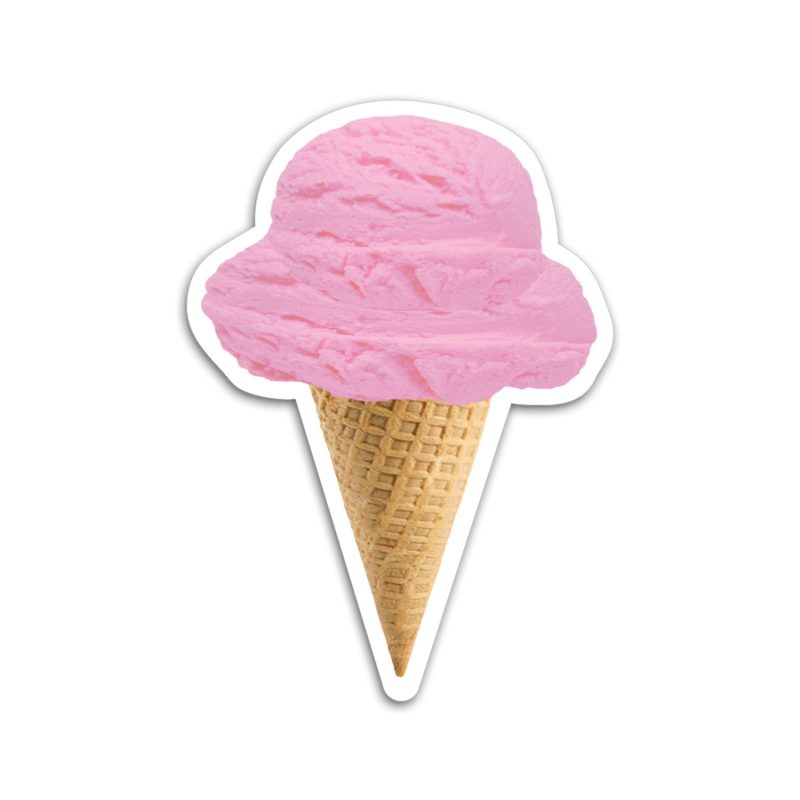 Custom Ice Cream Cone Magnet - 1