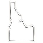 Custom Idaho State Magnet - 1