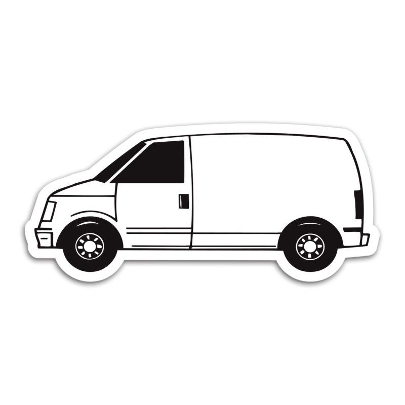 Custom Mini Van Magnet - 1