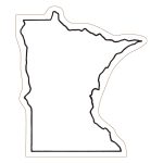 Custom Minnesota State Magnet - 1