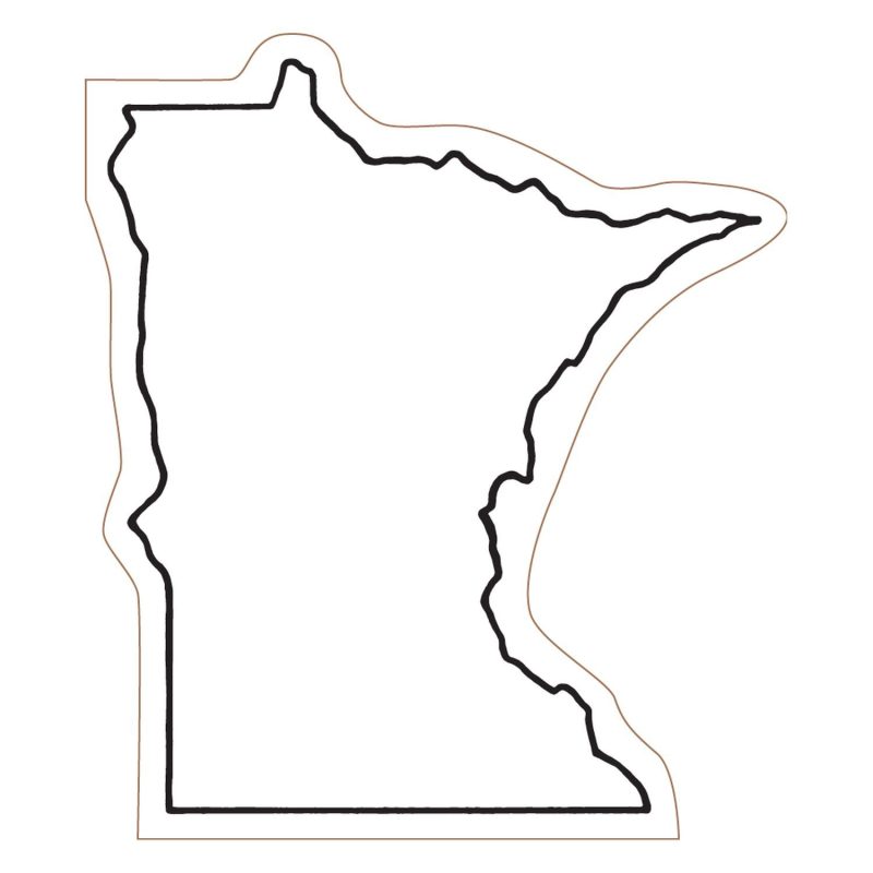Custom Minnesota State Magnet - 1