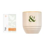 Custom Modern Sprout® Garden Vibes Candle/Planter - Golden Moments-Sage - 4
