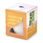 Custom Modern Sprout® Garden Vibes Candle/Planter - Golden Moments-Sage - 7