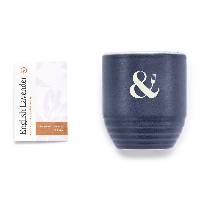 Custom Modern Sprout® Garden Vibes Candle/Planter - Violet Hour-Lavender - 4