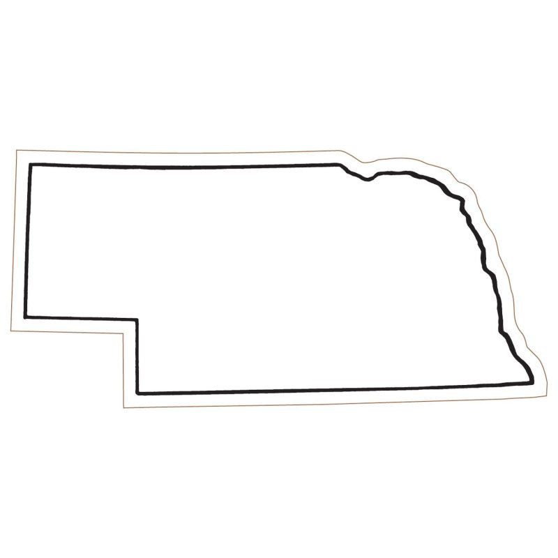Custom Nebraska State Magnet - 1
