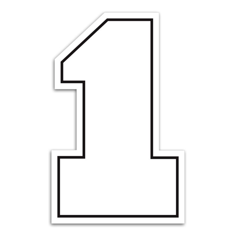 Custom Number 1 Magnet - 1