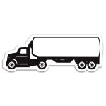 Custom Oil Truck Magnet - 1