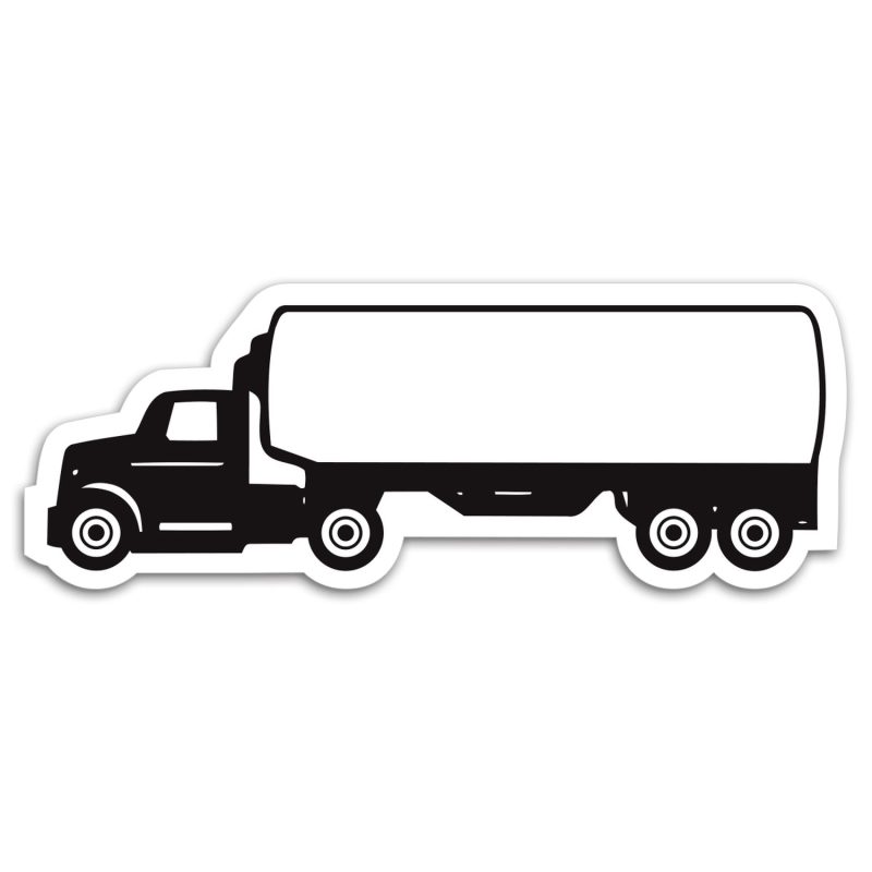 Custom Oil Truck Magnet - 1