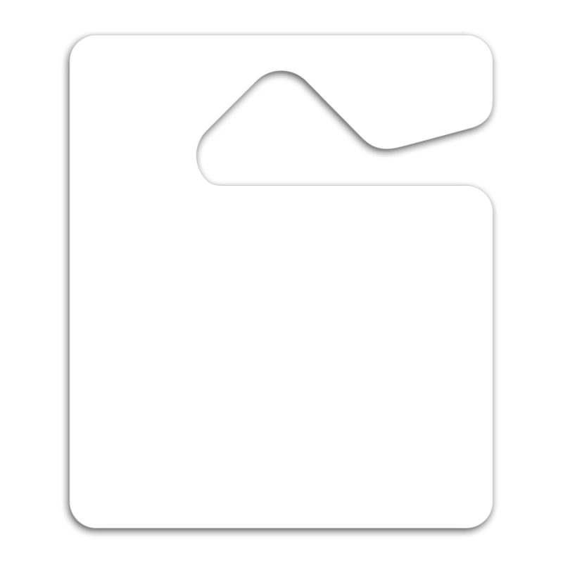 Custom Paper Hang Tag 3-1/2 x 3 - 1