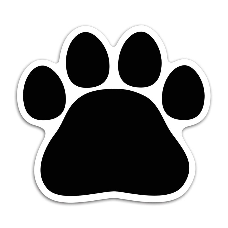 Custom Paw Print Magnet - 1