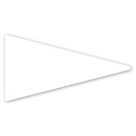 Custom Pennant Car Sign Magnet 7.125 x 3.75 - 1