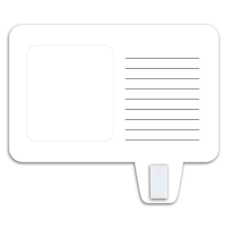 Custom Picture Frame / Memo Magnet with Clip - 1