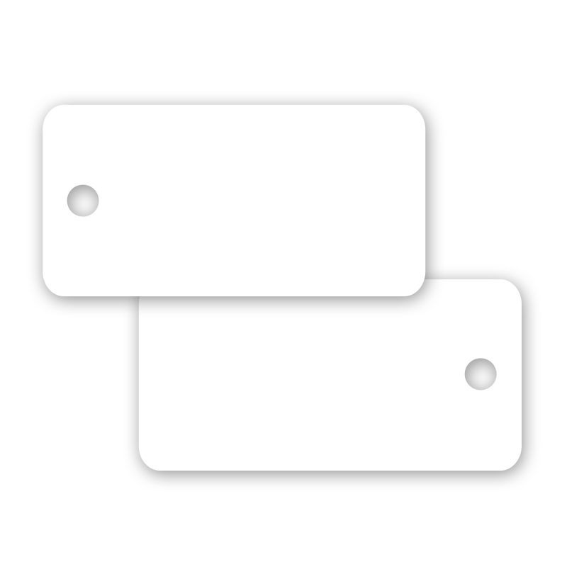 Custom Plastic Rectangle Keytag - 1