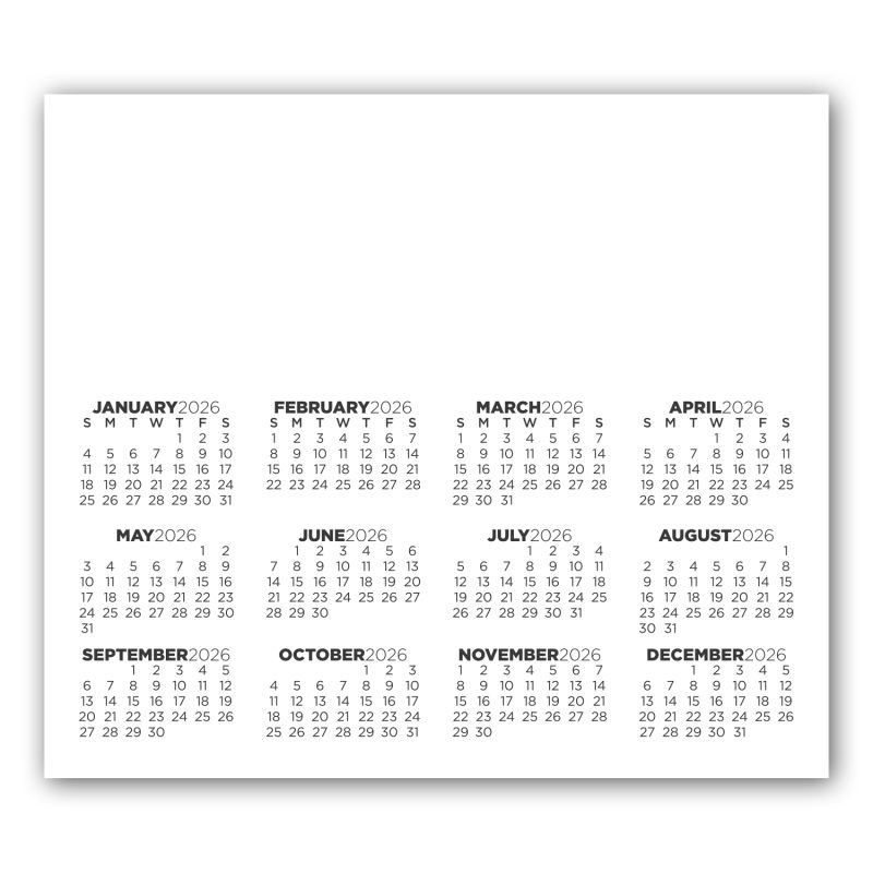 Custom Power Magnet Calendar - 1