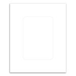 Custom Rectangle Punch Out Picture Frame Magnet - 1