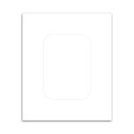 Custom Rectangle Punch Out Picture Frame Magnet - 1