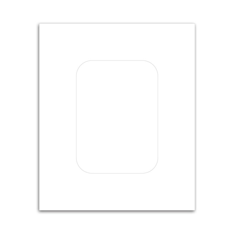 Custom Rectangle Punch Out Picture Frame Magnet - 1