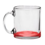 Custom Red Eye 13 oz Libbey Clear Glass Coffee Mug - 1