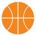 Custom Schedule Basketball Magnet - 1