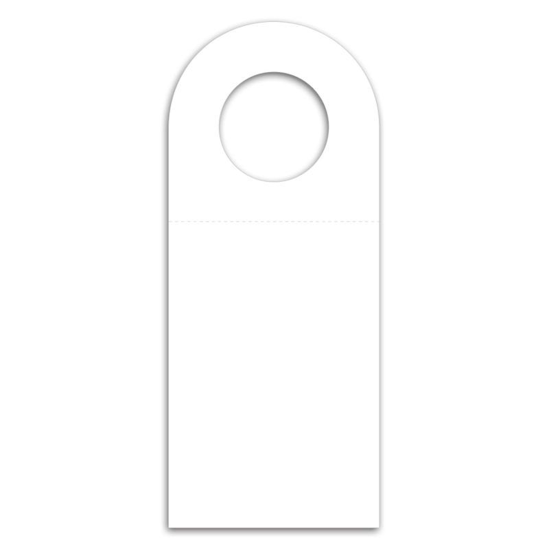 Custom Small Perforated Bottle Hanger - 1