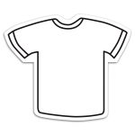 Custom T-Shirt Magnet - 1
