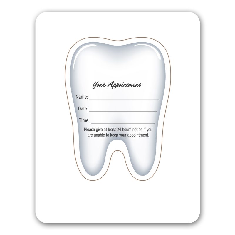 Custom Tooth Punch Out Picture Frame Magnet - 1