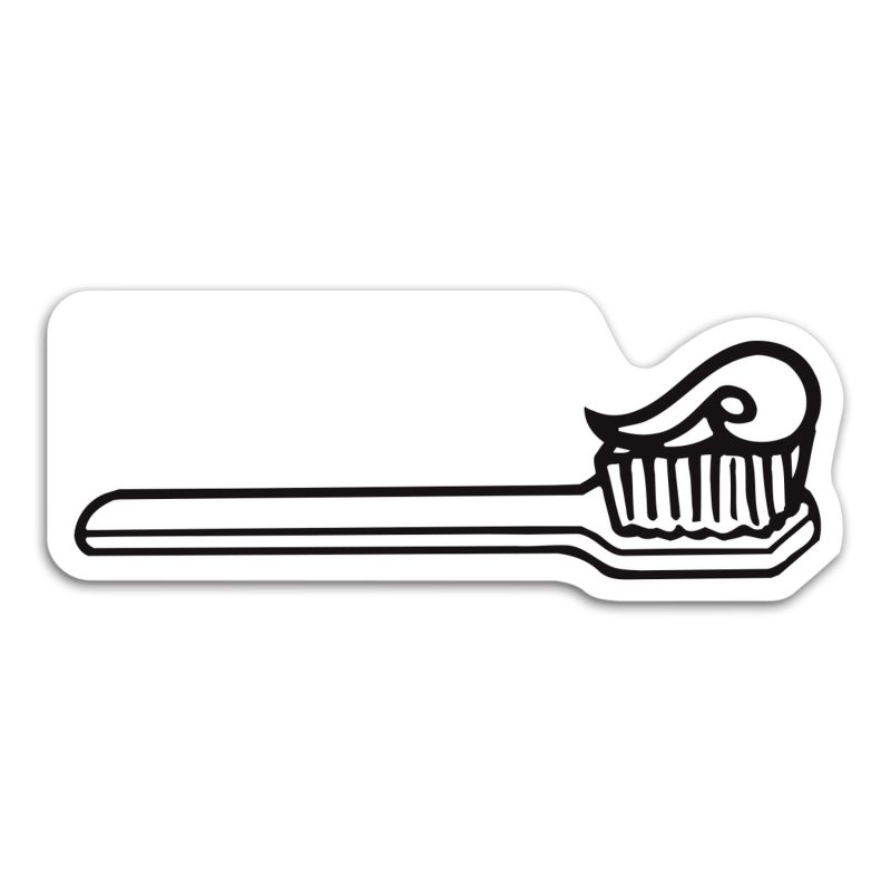 Custom Toothbrush Magnet - 1