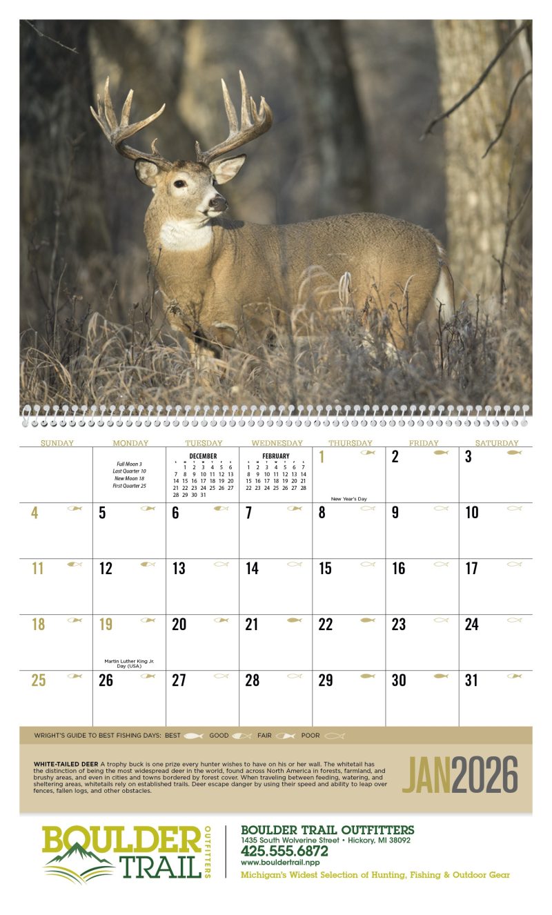 Custom Triumph® Calendars Southcentral Sportsman Calendar - 2