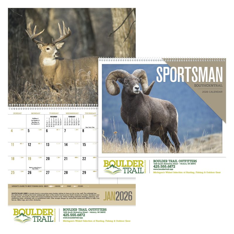 Custom Triumph® Calendars Southcentral Sportsman Calendar