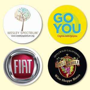 Custom Vynex® Heavy Duty 3.6"Round x1/16" Drink Coaster